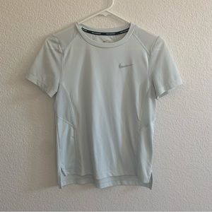 Petite Seafoam Green Nike Running Mesh Sleeve Top XS